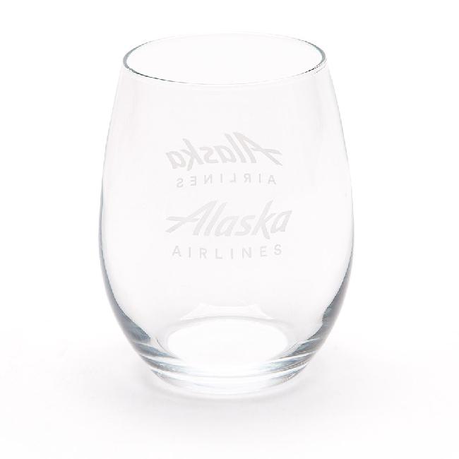 Alaska Airlines Wine Glass 15 oz.